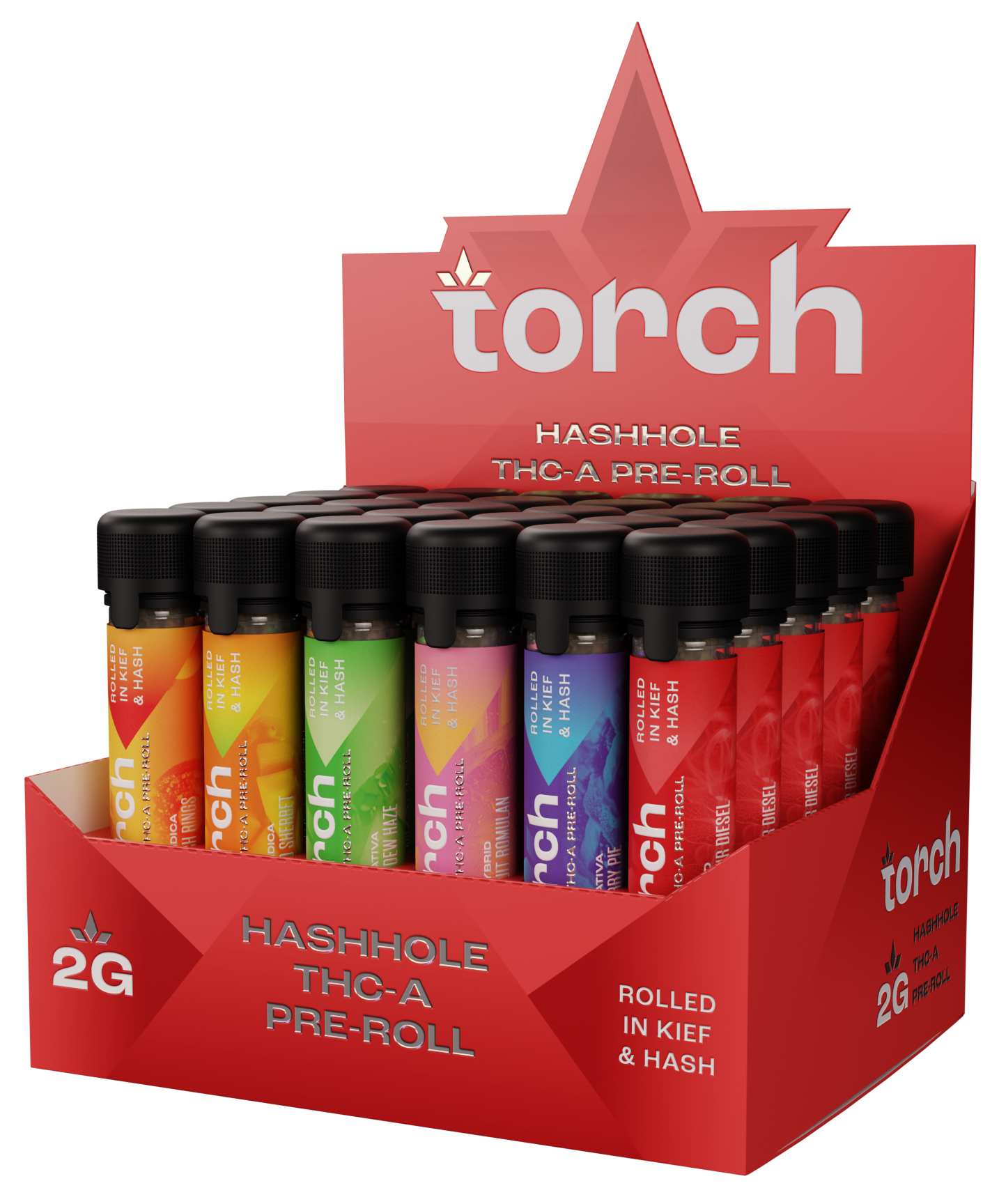 Torch Hashhole THC-A Pre-Rolls 2G - 30 Count Display