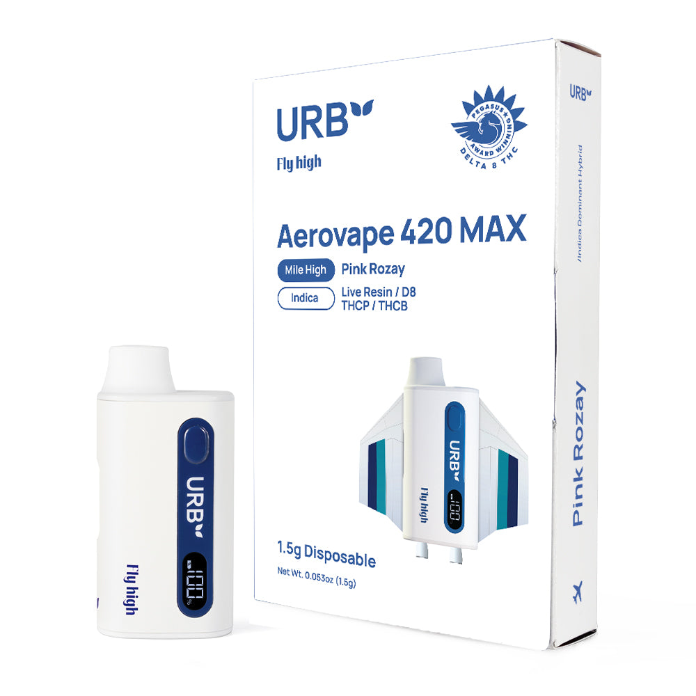 URB Aerovape 420 MAX Disposable 1.5G - 6 Count Display