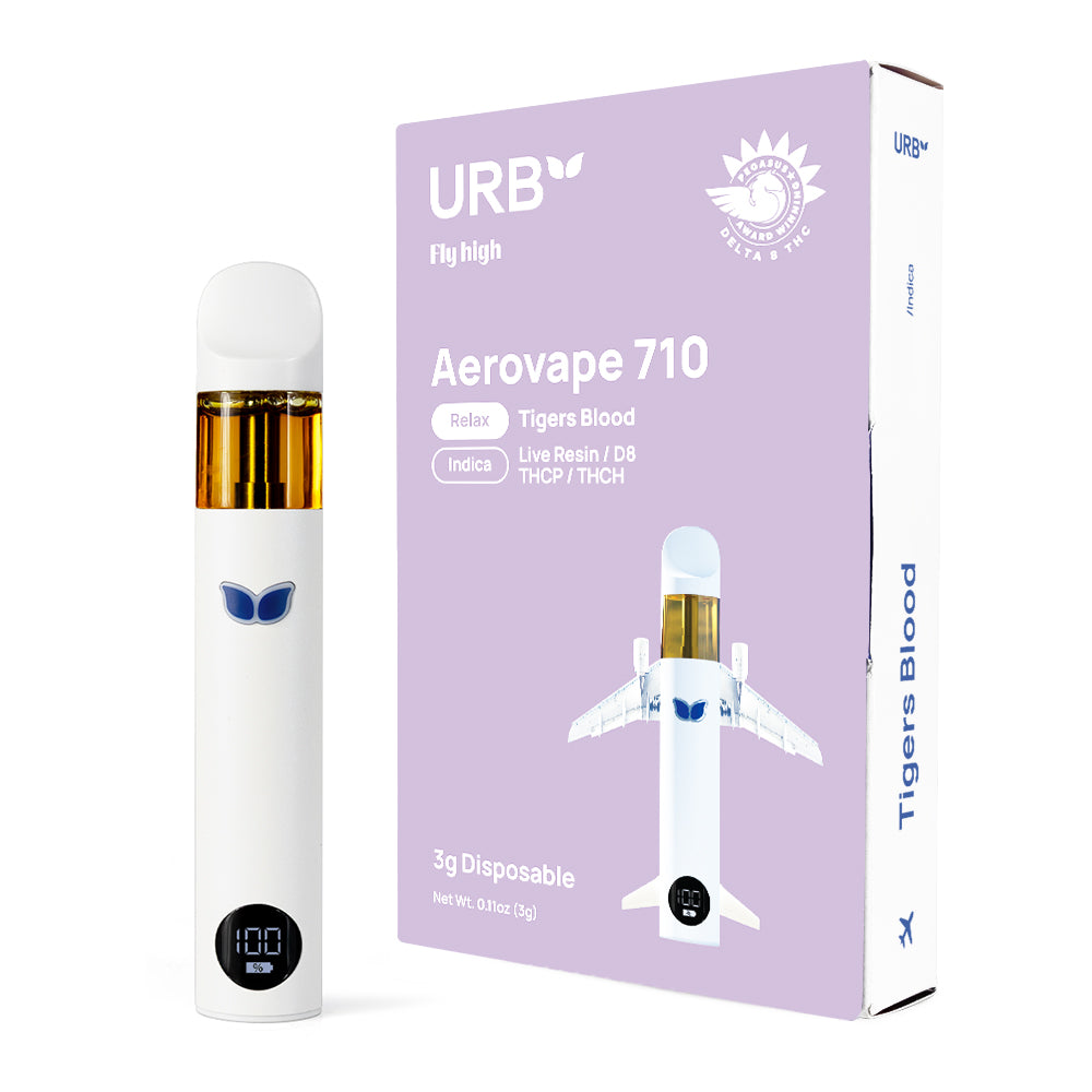 URB Aerovape 710 Disposables 3G - 6 Count Display