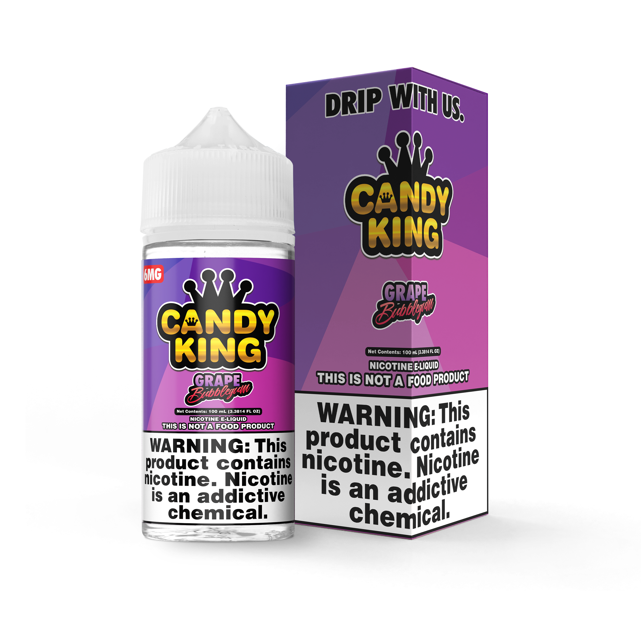 Candy King On Salt Nicotine E-Liquid (0/3/6MG/30ML) - Singles