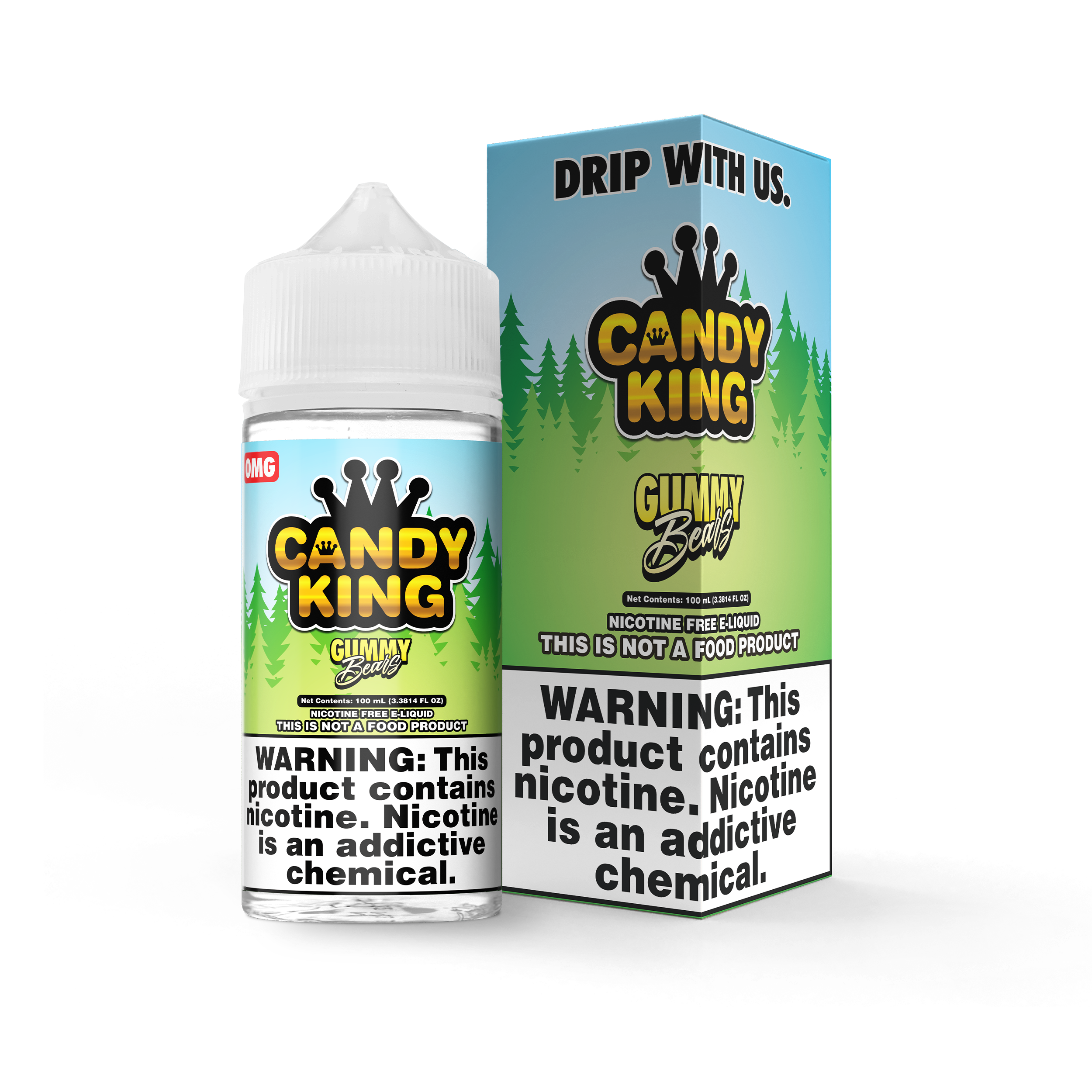 Candy King On Salt Nicotine E-Liquid (0/3/6MG/30ML) - Singles