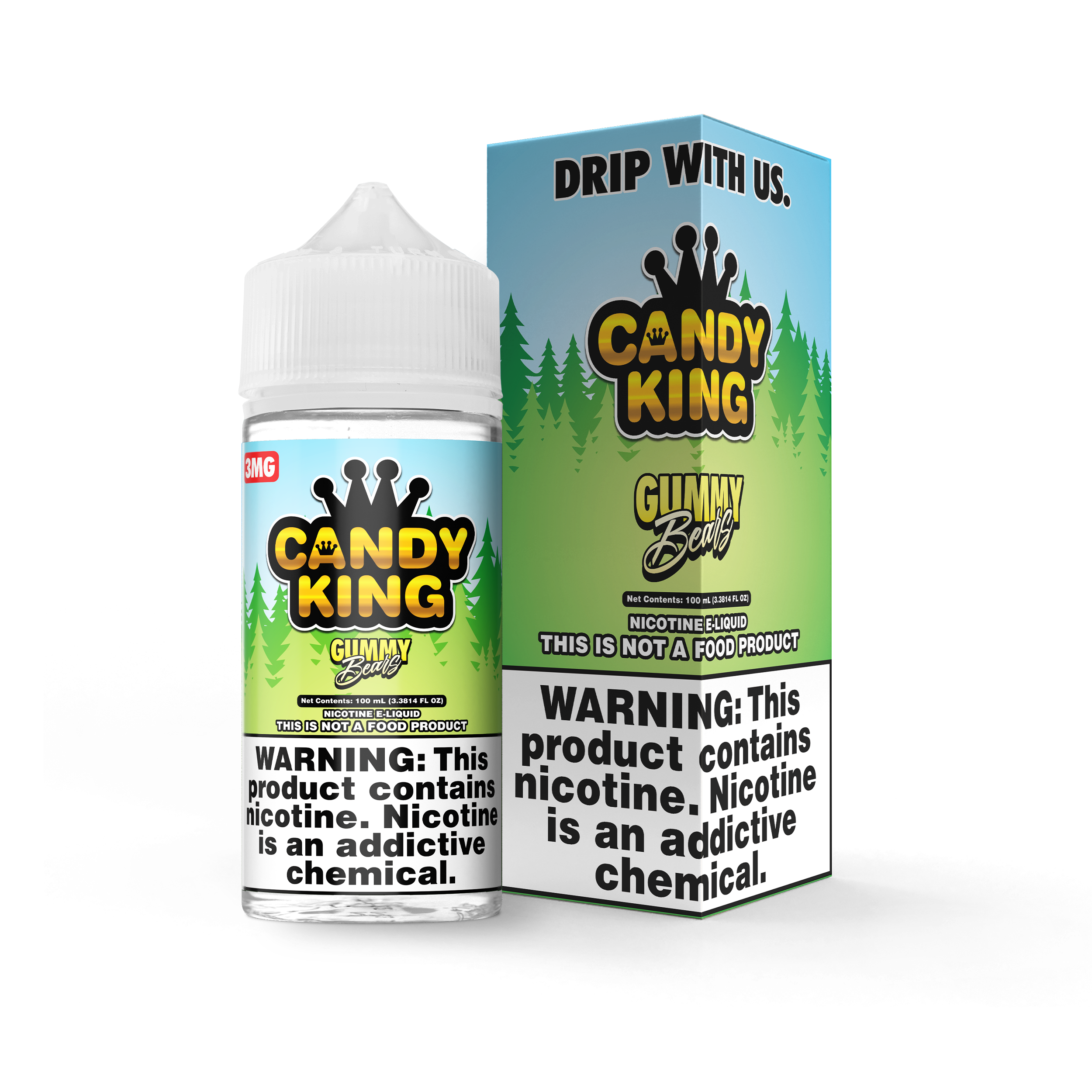 Candy King On Salt Nicotine E-Liquid (0/3/6MG/30ML) - Singles