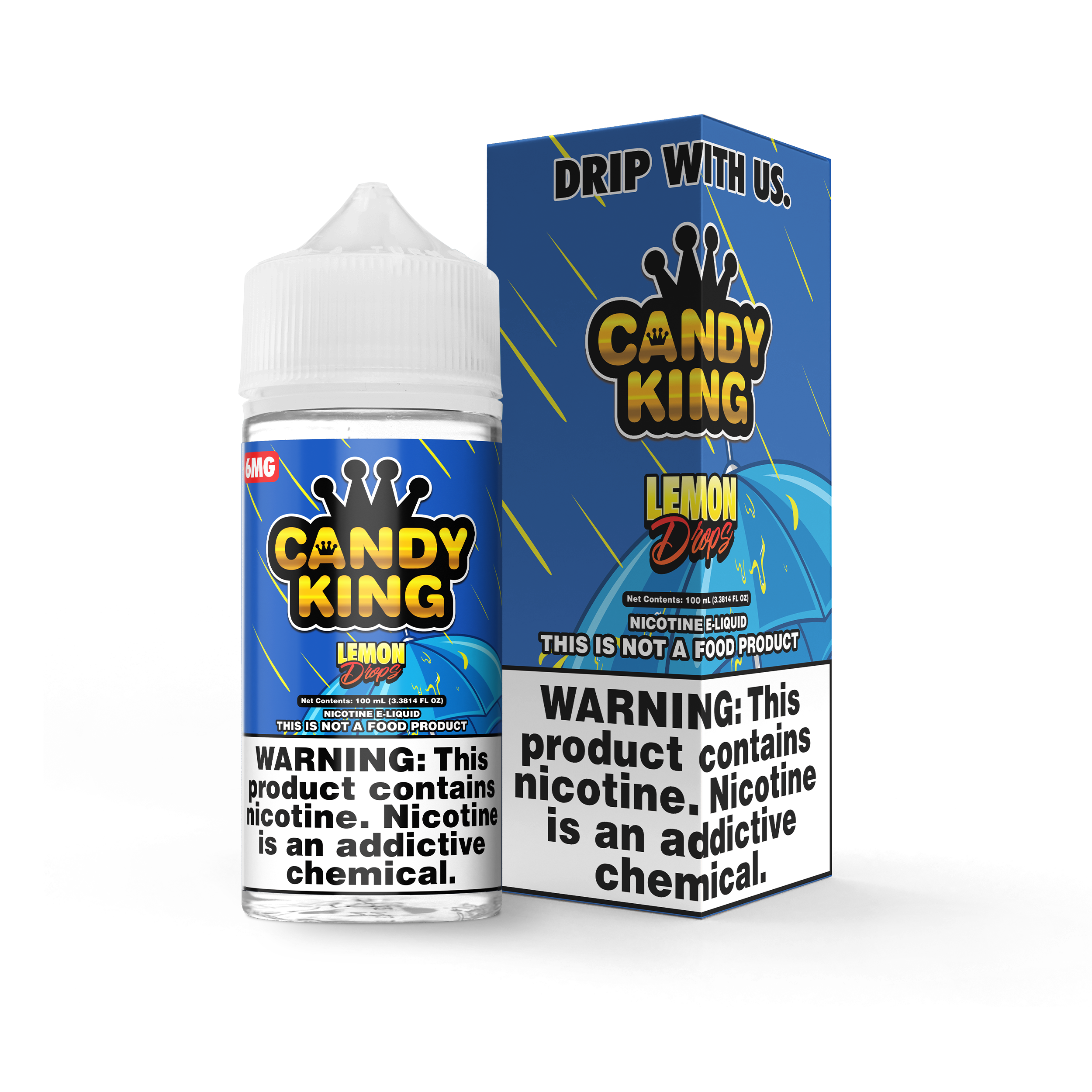 Candy King On Salt Nicotine E-Liquid (0/3/6MG/30ML) - Singles
