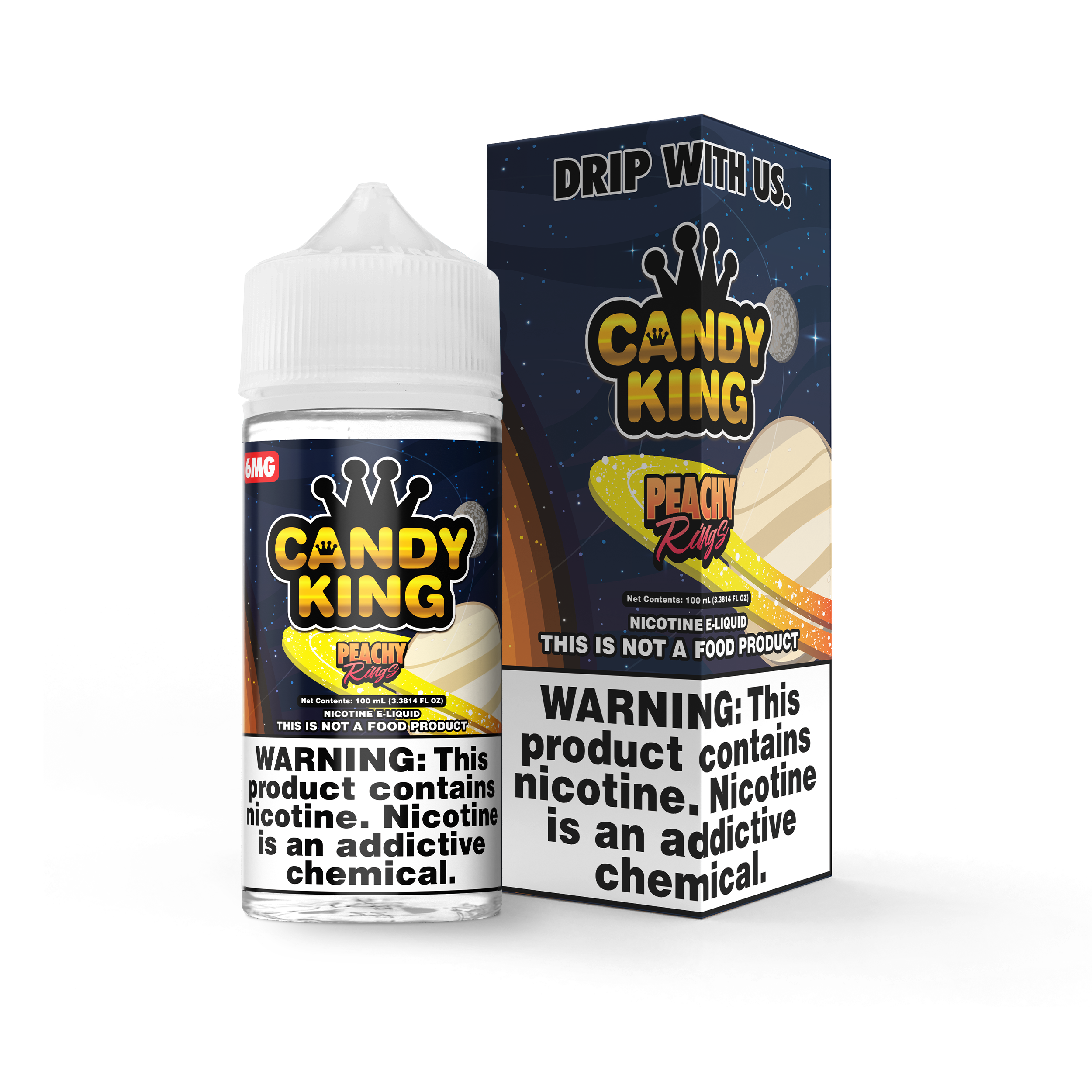 Candy King On Salt Nicotine E-Liquid (0/3/6MG/30ML) - Singles