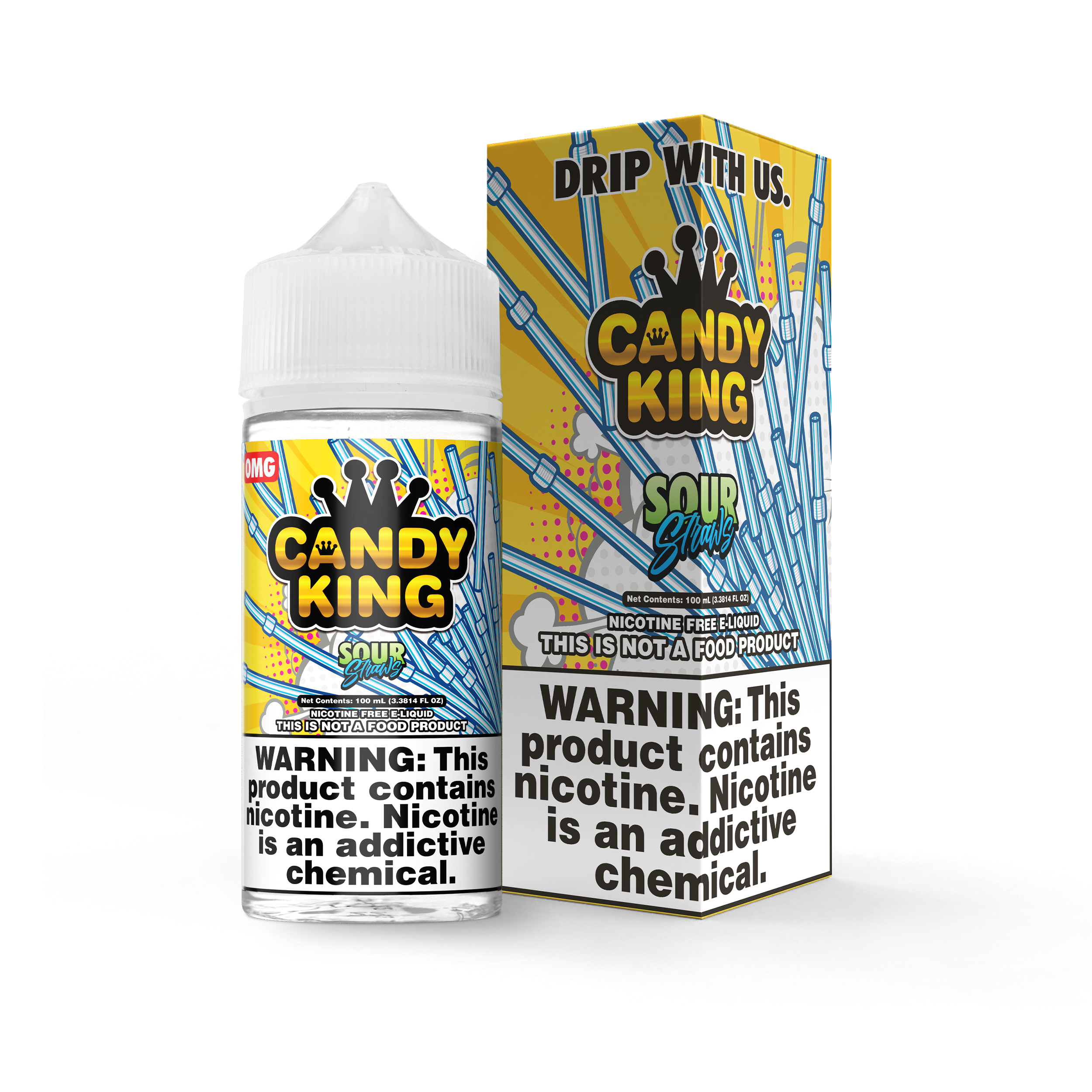 Candy King On Salt Nicotine E-Liquid (0/3/6MG/30ML) - Singles
