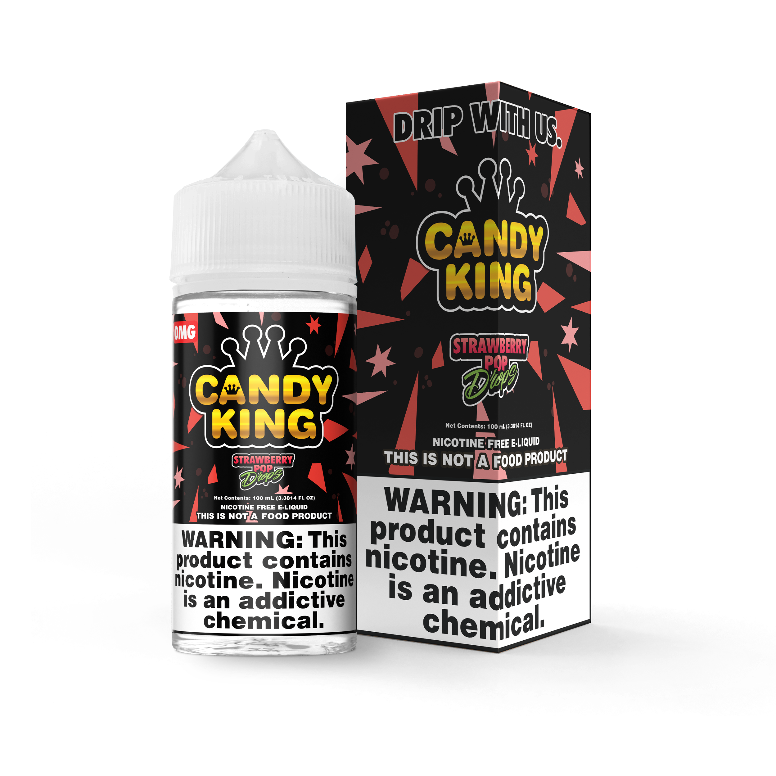 Candy King On Salt Nicotine E-Liquid (0/3/6MG/30ML) - Singles