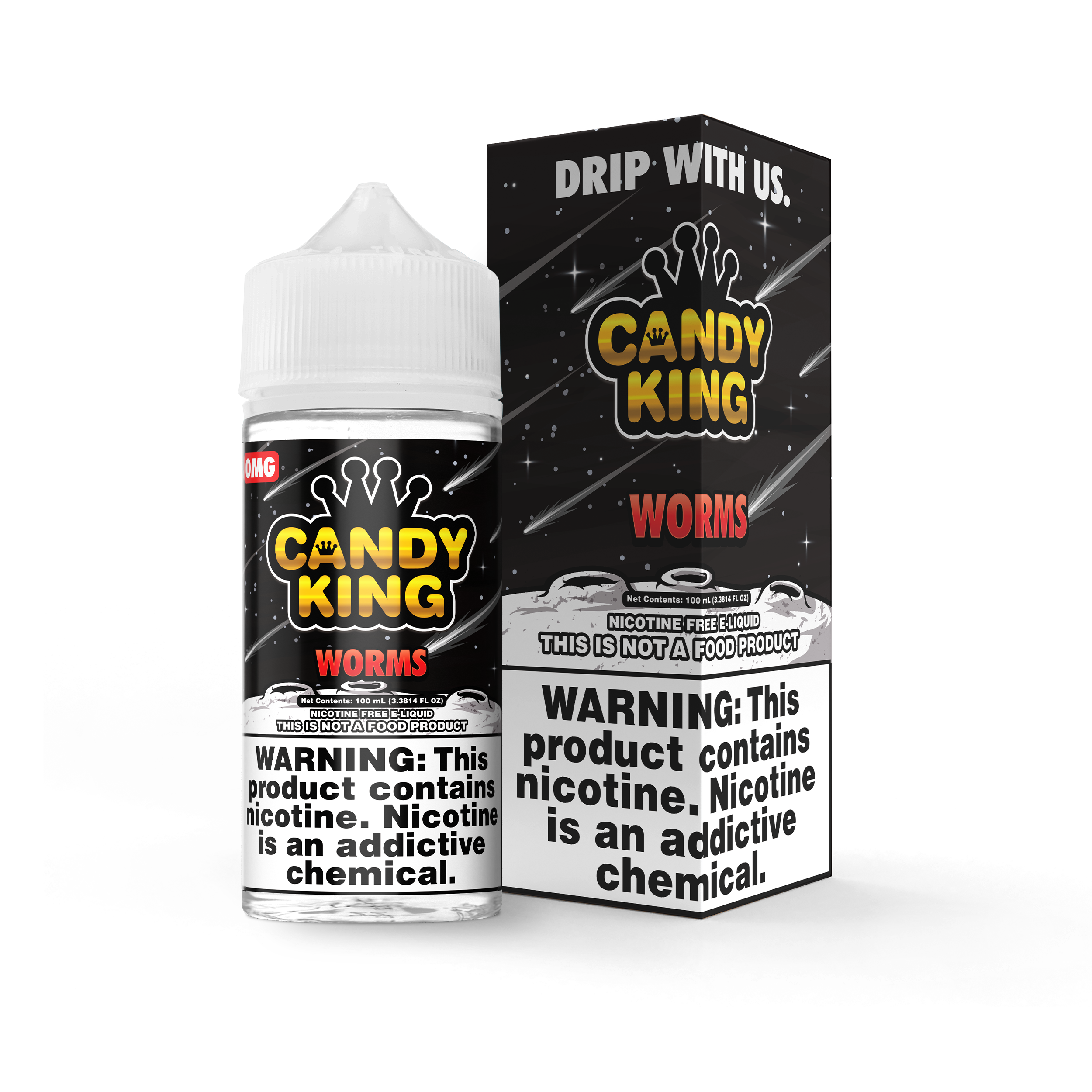 Candy King On Salt Nicotine E-Liquid (0/3/6MG/30ML) - Singles