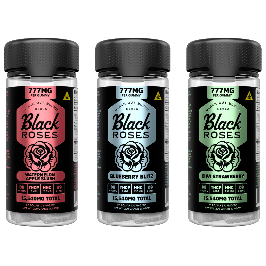 Black Roses Black Out Blend Gummies 15540MG - Singles