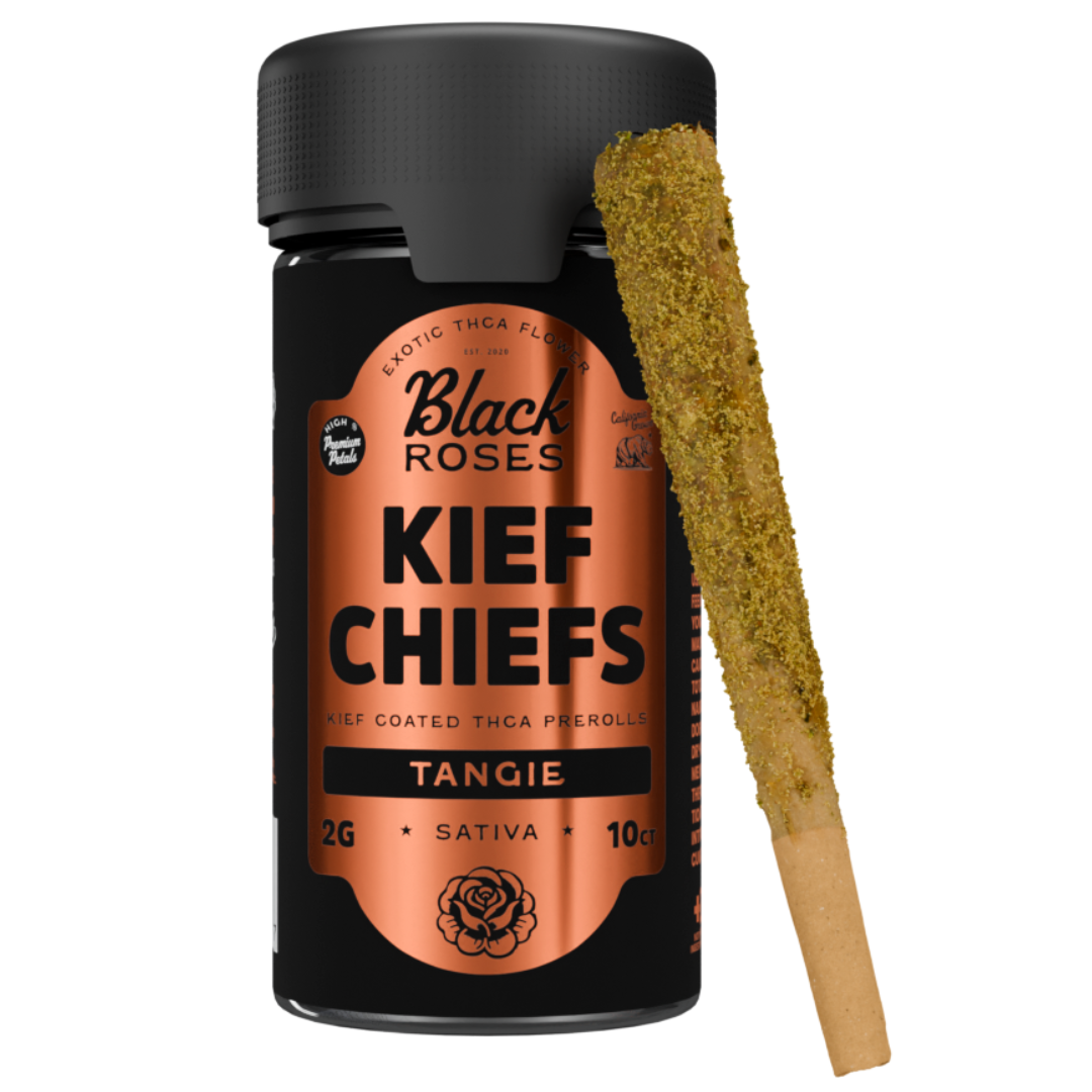 Black Roses Kief Chiefs Coated THC-A Pre-Rolls 20G - Singles