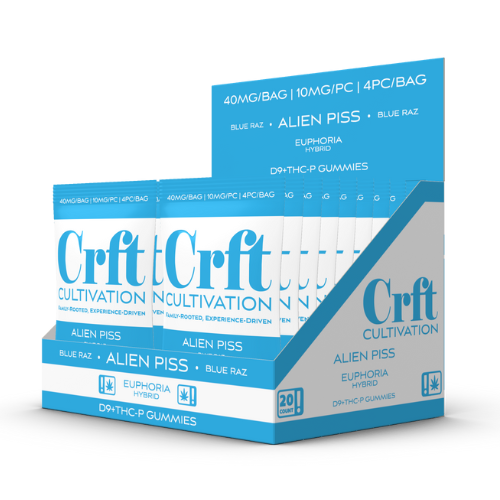 Crft Cultivation D9 + THC-P Gummies 40MG - 20 Count Display