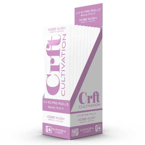 Crft Cultivation THC-P Pre-Rolls 2G - 10 Count Display