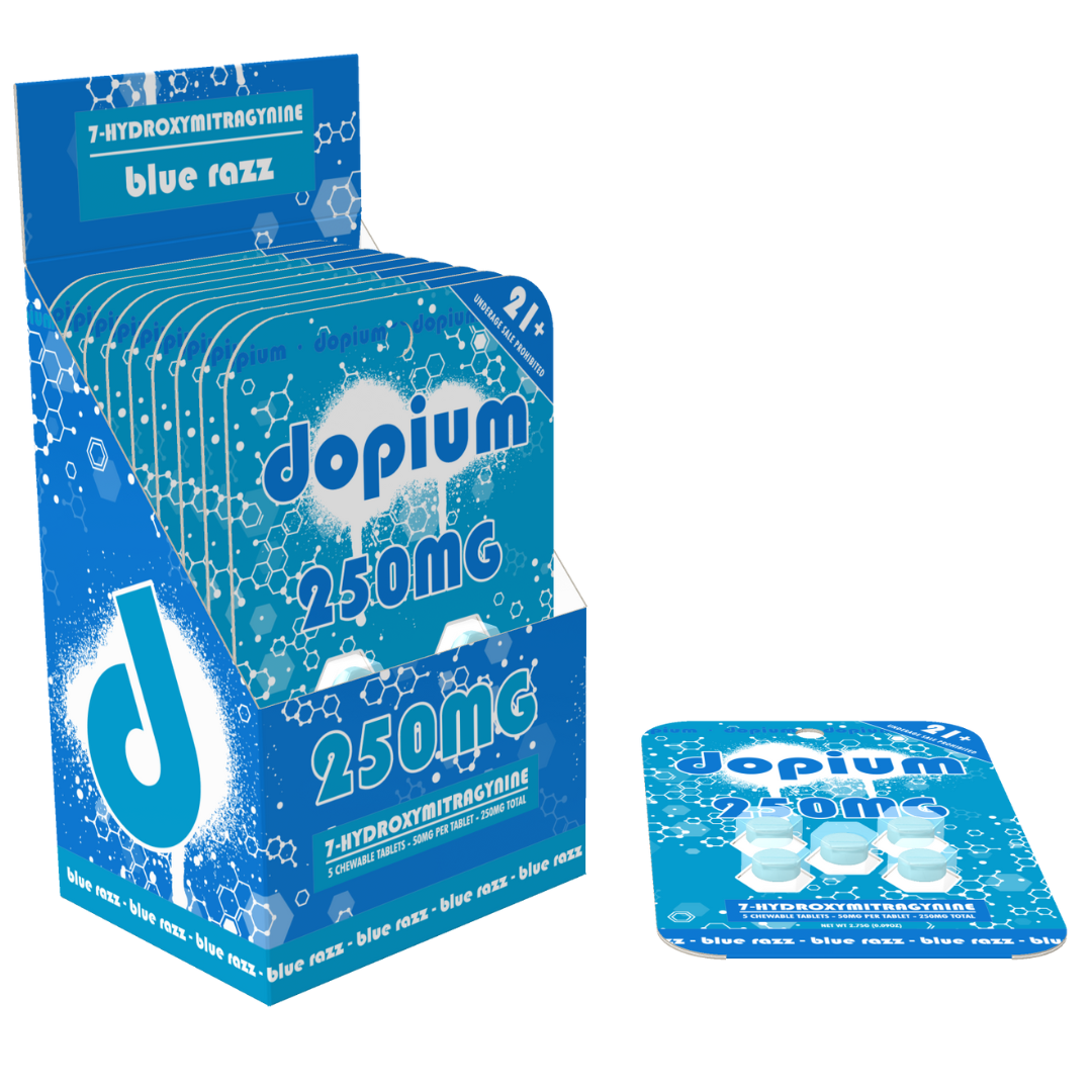 Dopium 7-Hydroxymitragynine Tablets 250MG - 10 Count Display