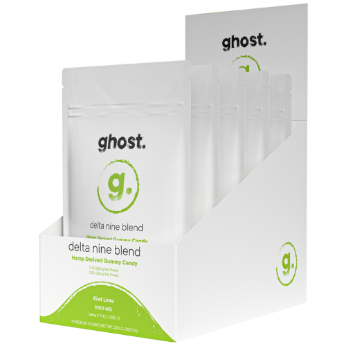 Ghost Delta 9 Gummies 1000MG - 5 Count Display