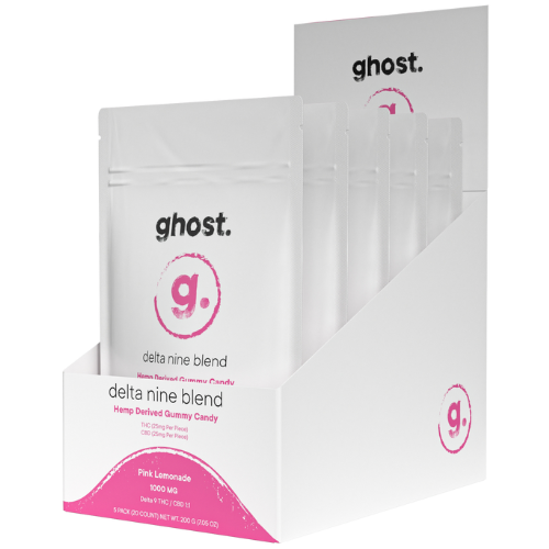 Ghost Delta 9 Gummies 1000MG - 5 Count Display