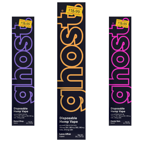 Ghost Emerald Blend CBD Mix Disposable 2G - 10 Count Display