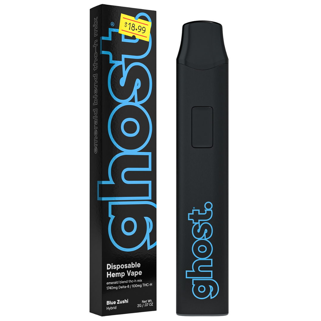 Ghost Emerald Blend THC-H Mix Disposable 2G - 10 Count Display