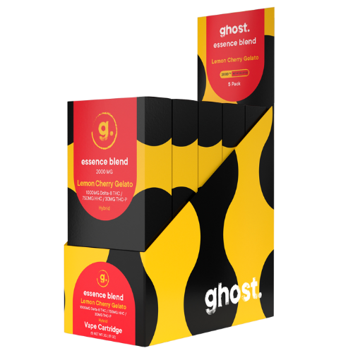 Ghost Essence Blend Cartridge 2G - 5 Count Display