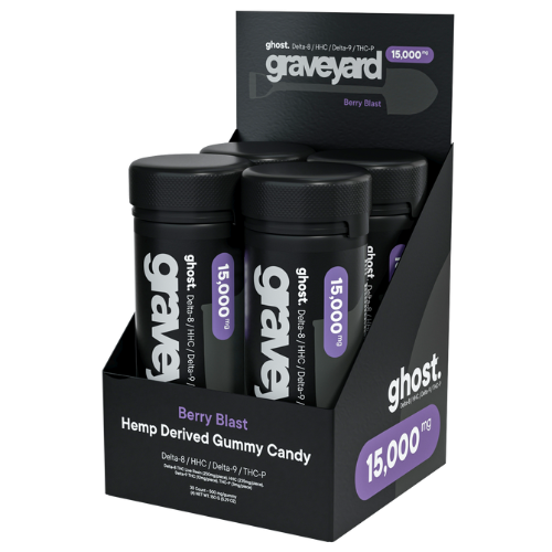 Ghost Graveyard Gummies 15000MG - 4 Count Display