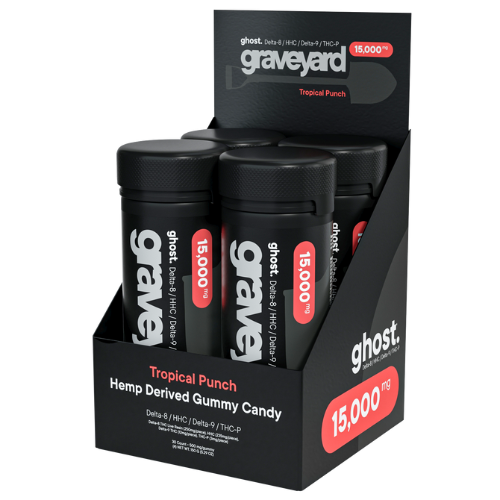 Ghost Graveyard Gummies 15000MG - 4 Count Display