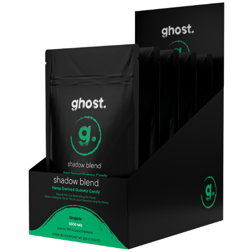 Ghost Shadow Blend Gummies 5000MG - 5 Count Display