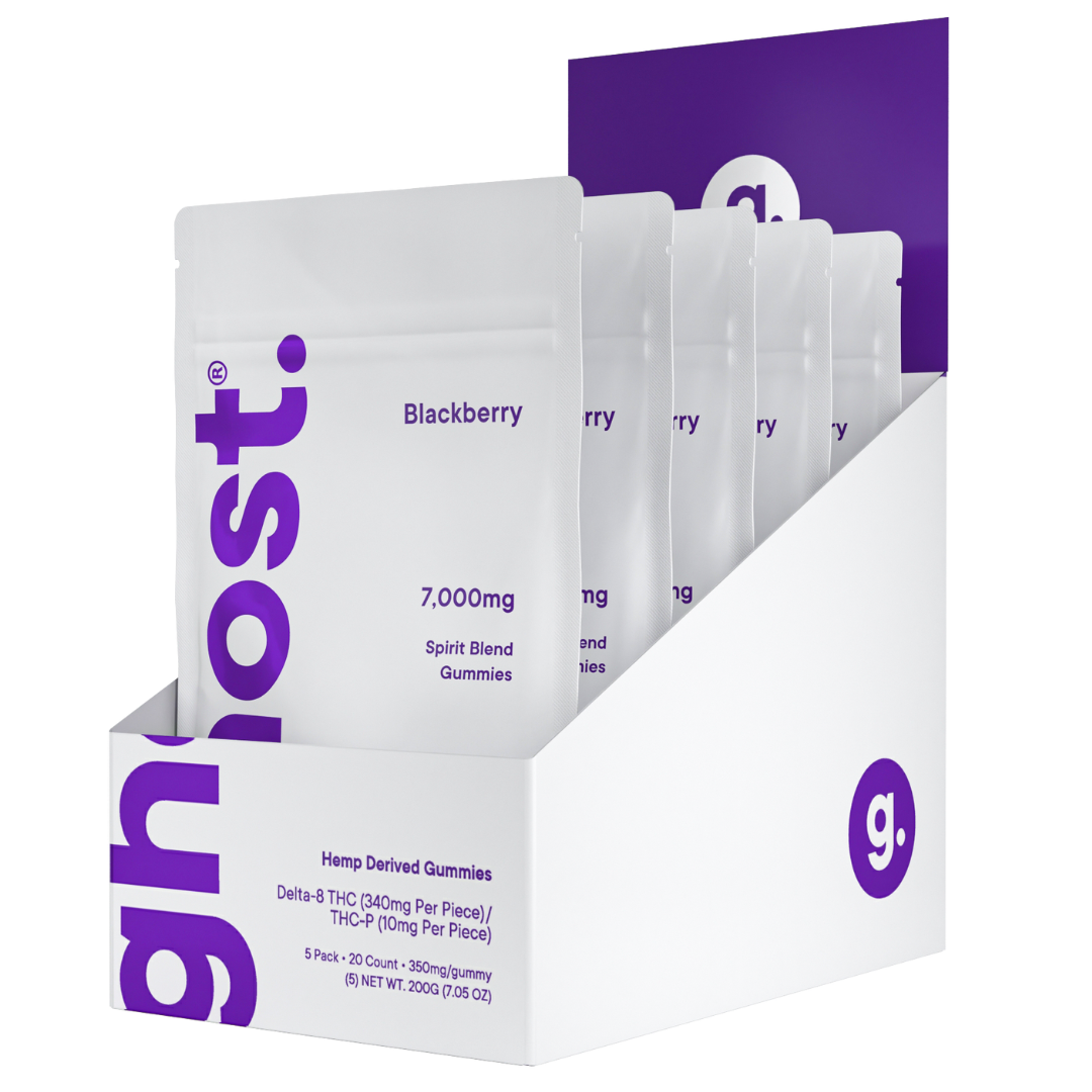 Ghost Spirit Blend Gummies V2 7000MG - 5 Count Display