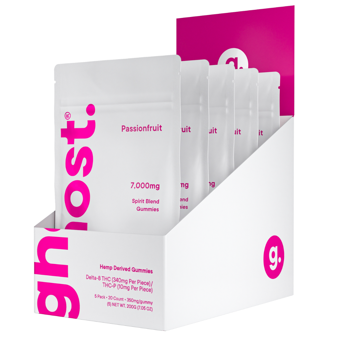 Ghost Spirit Blend Gummies V2 7000MG - 5 Count Display