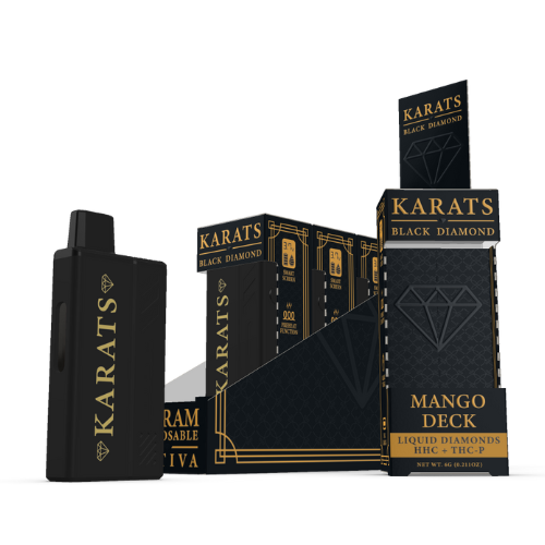 Karats Black Diamond Disposable 6G - 6 Count Display