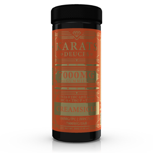 Karats Deuces Blend Gummies 7000MG - 6 Count Display