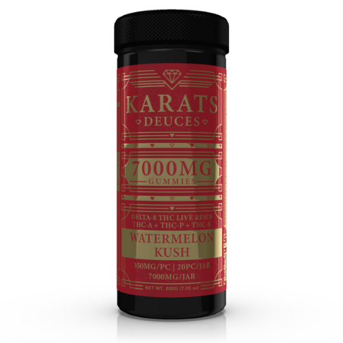 Karats Deuces Blend Gummies 7000MG - 6 Count Display