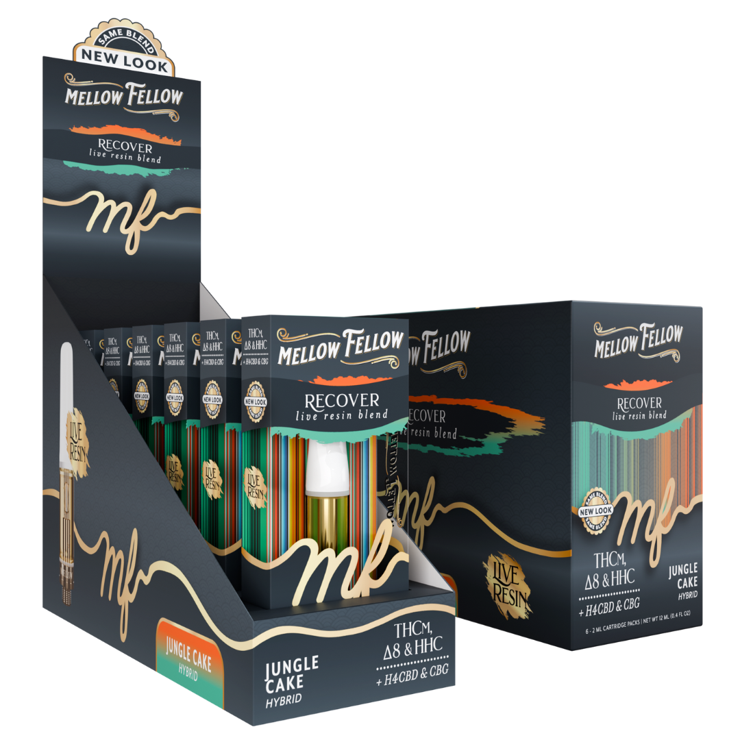 Mellow Fellow Live Resin Cartridge 2G - 6 Count Display