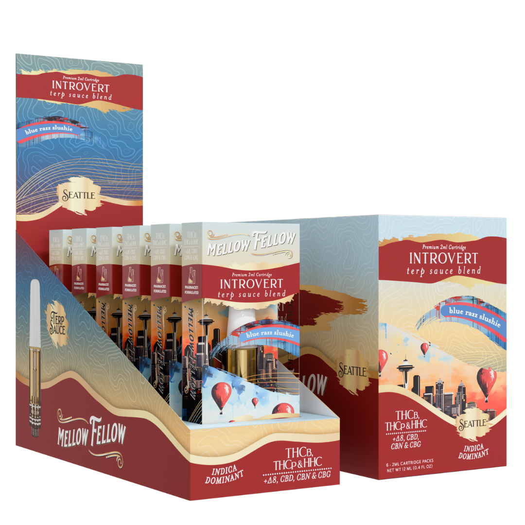 Mellow Fellow Terp Sauce Blend Cartridge 2G - 6 Count Display