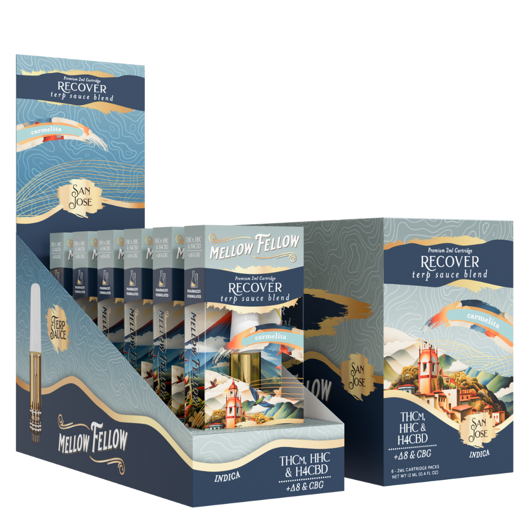 Mellow Fellow Terp Sauce Blend Cartridge 2G - 6 Count Display