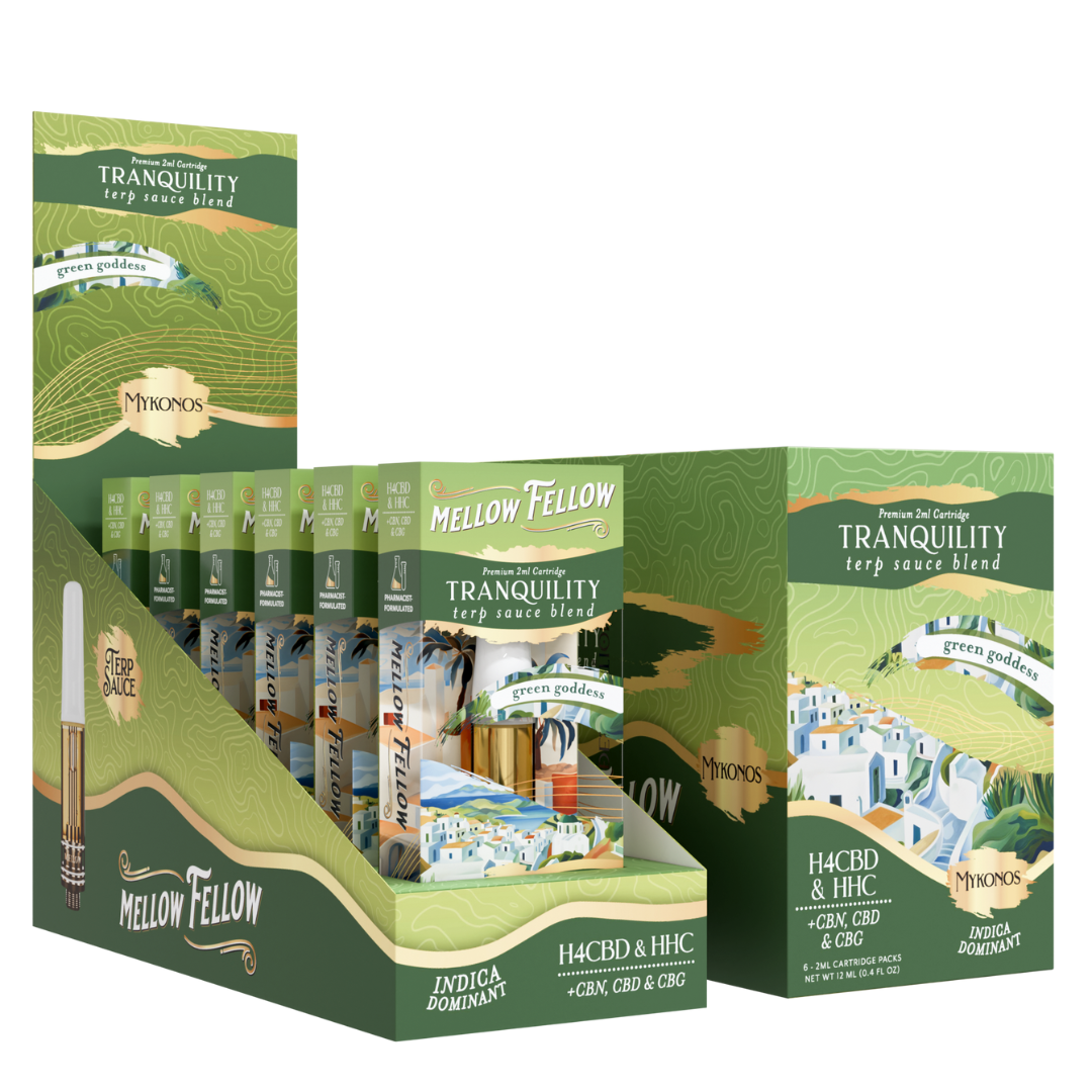 Mellow Fellow Terp Sauce Blend Cartridge 2G - 6 Count Display