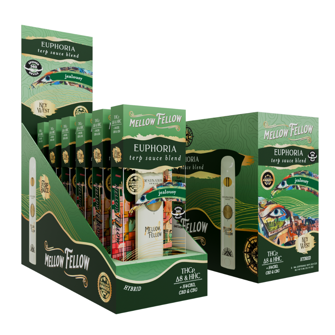 Mellow Fellow Terp Sauce Blend Spinner Disposable 1G - 6 Count Display