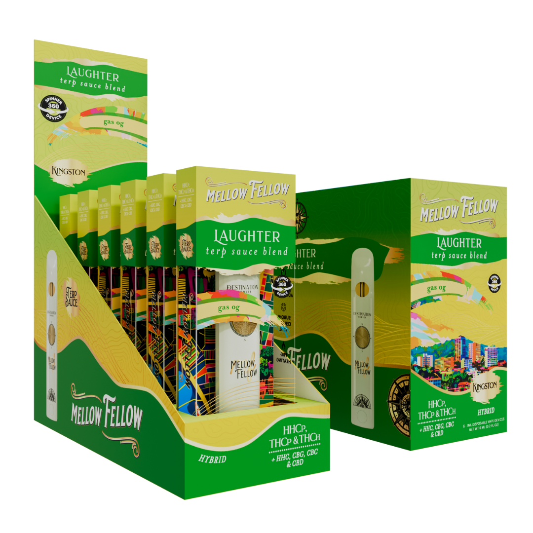 Mellow Fellow Terp Sauce Blend Spinner Disposable 1G - 6 Count Display