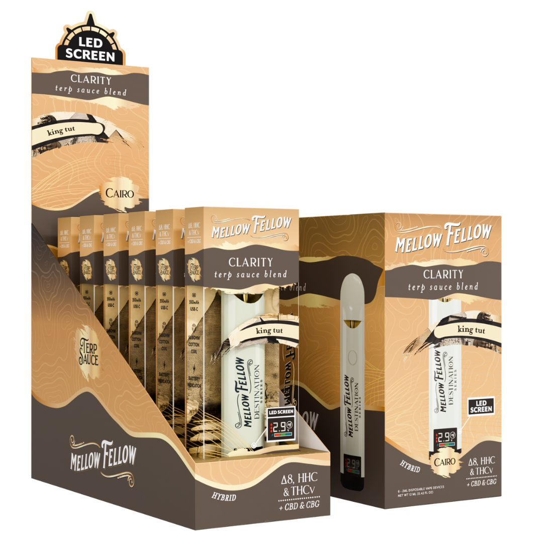 Mellow Fellow Terp Sauce Blend Disposable 2G - 6 Count Display