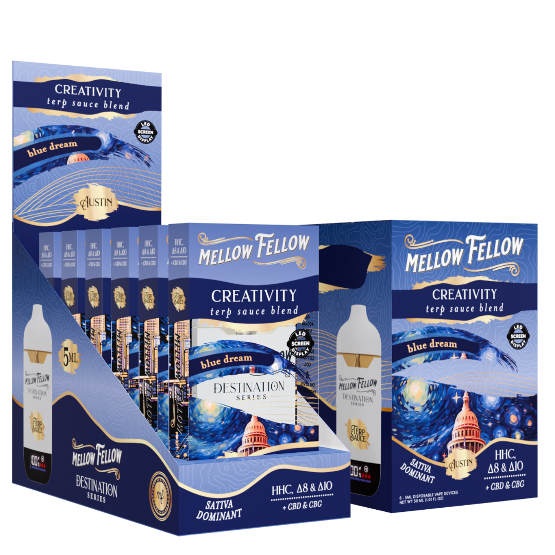 Mellow Fellow Terp Sauce Blend Disposable 5G - 6 Count Display