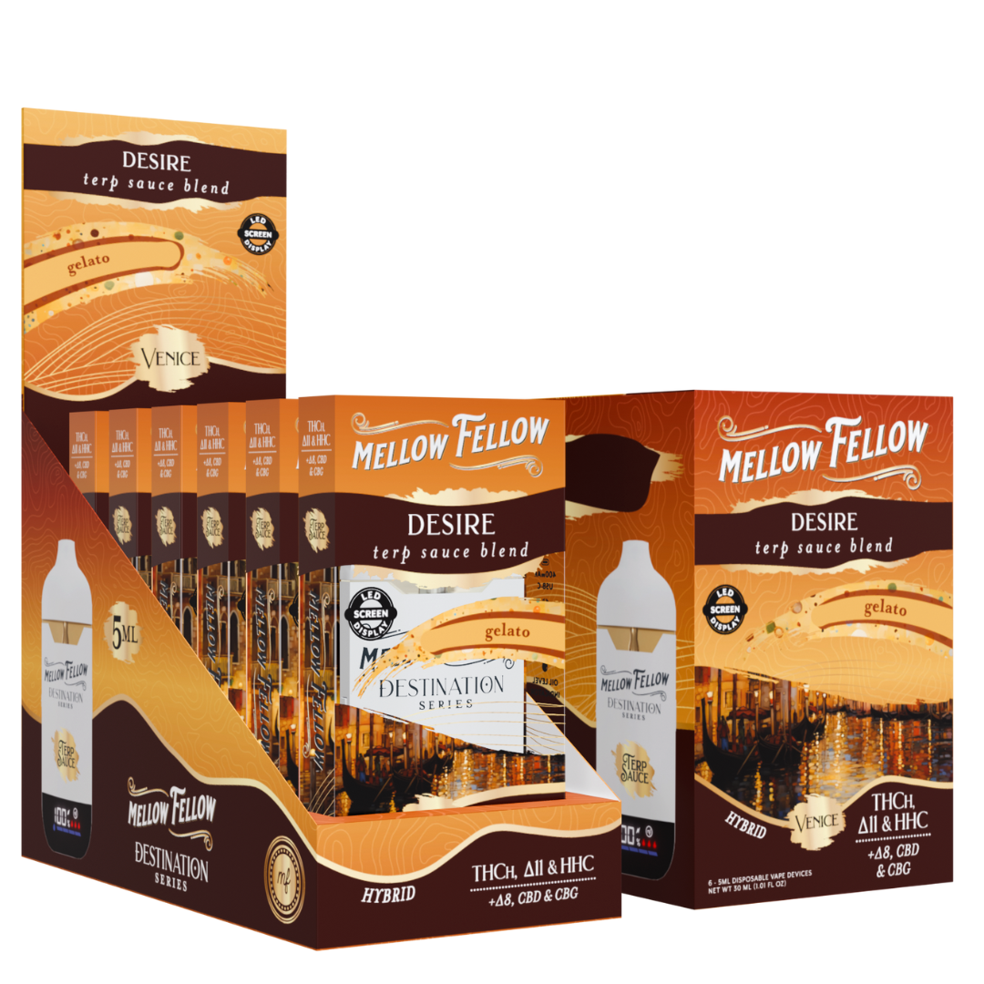 Mellow Fellow Terp Sauce Blend Disposable 5G - 6 Count Display