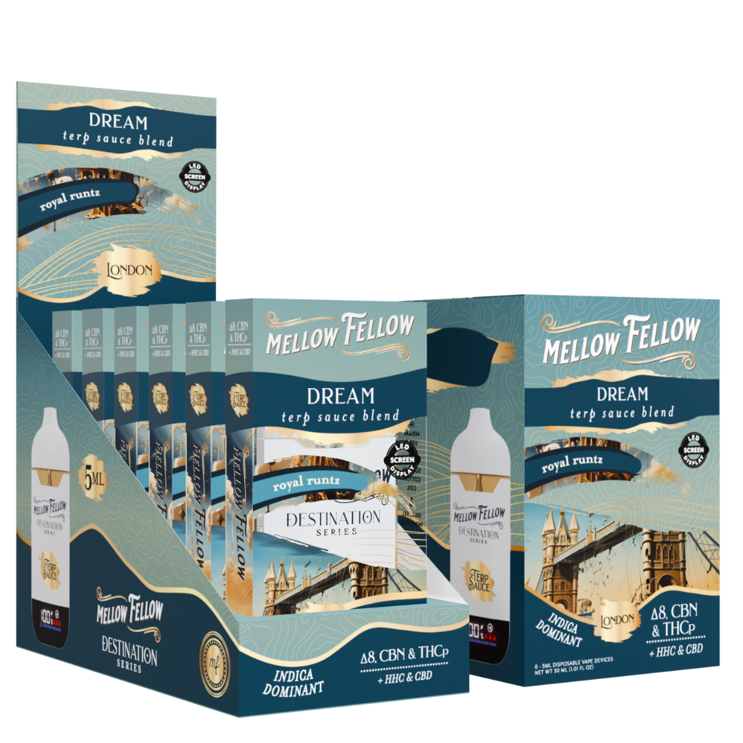 Mellow Fellow Terp Sauce Blend Disposable 5G - 6 Count Display