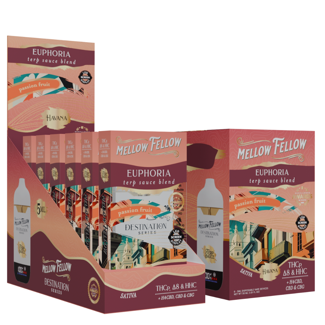 Mellow Fellow Terp Sauce Blend Disposable 5G - 6 Count Display