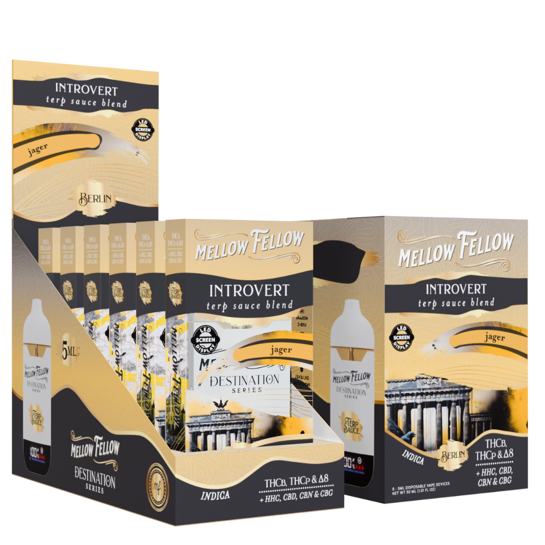 Mellow Fellow Terp Sauce Blend Disposable 5G - 6 Count Display