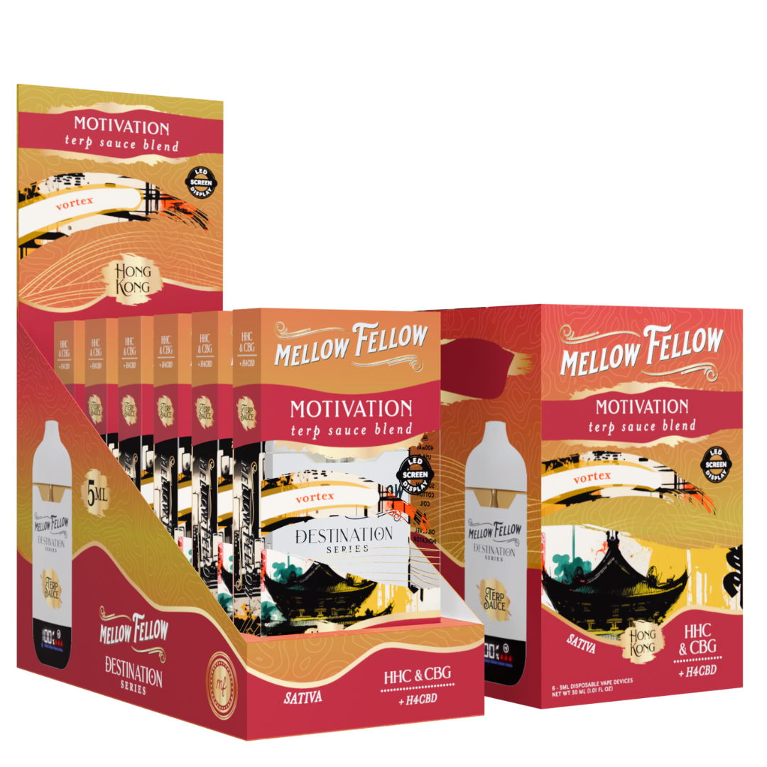 Mellow Fellow Terp Sauce Blend Disposable 5G - 6 Count Display