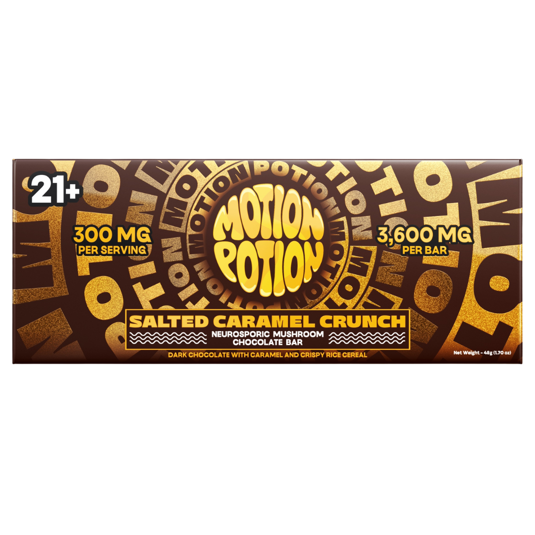 Motion Potion Mushroom Chocolate Bar 3600MG - 10 Count Display