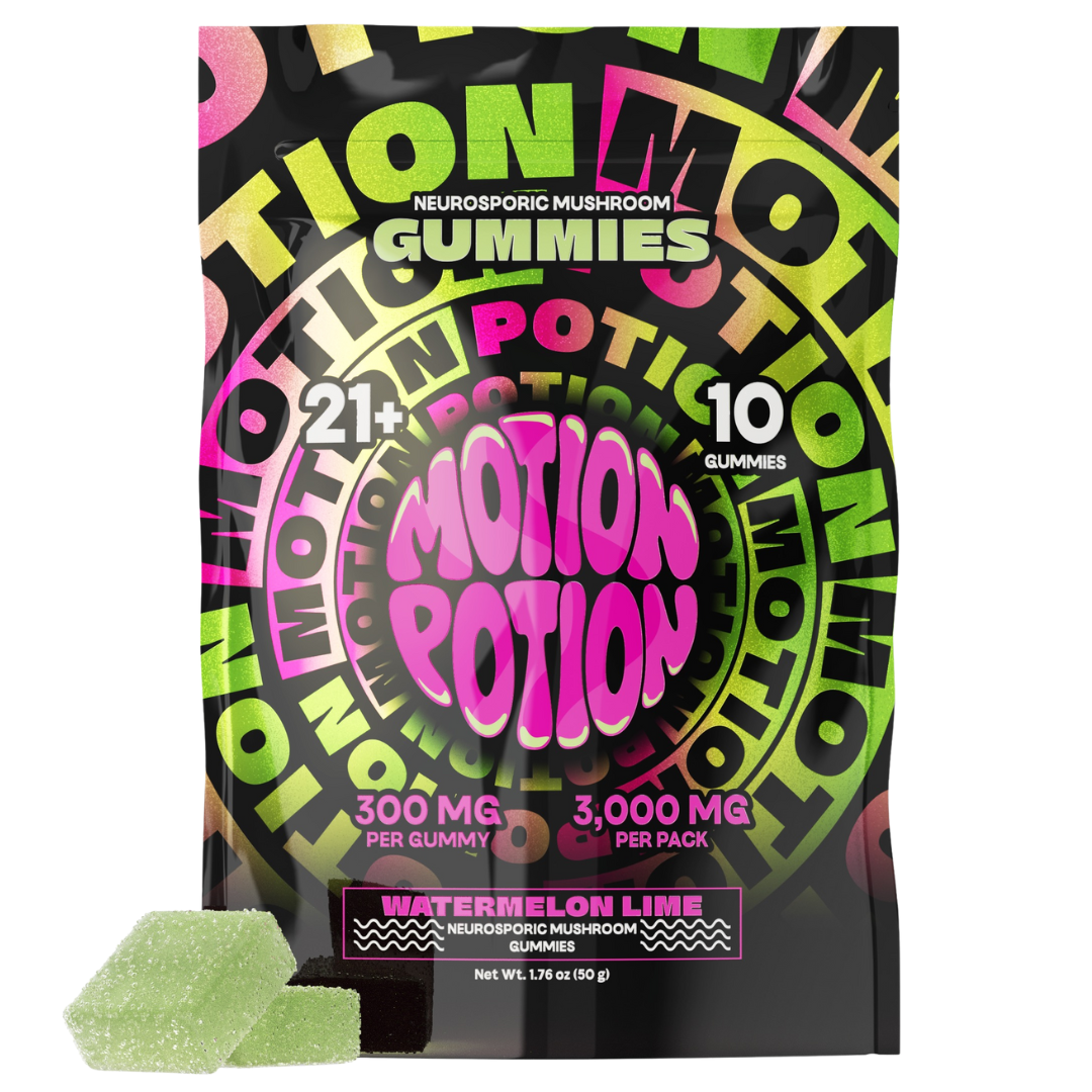Motion Potion Mushroom Gummies 3000MG - 10 Count Display