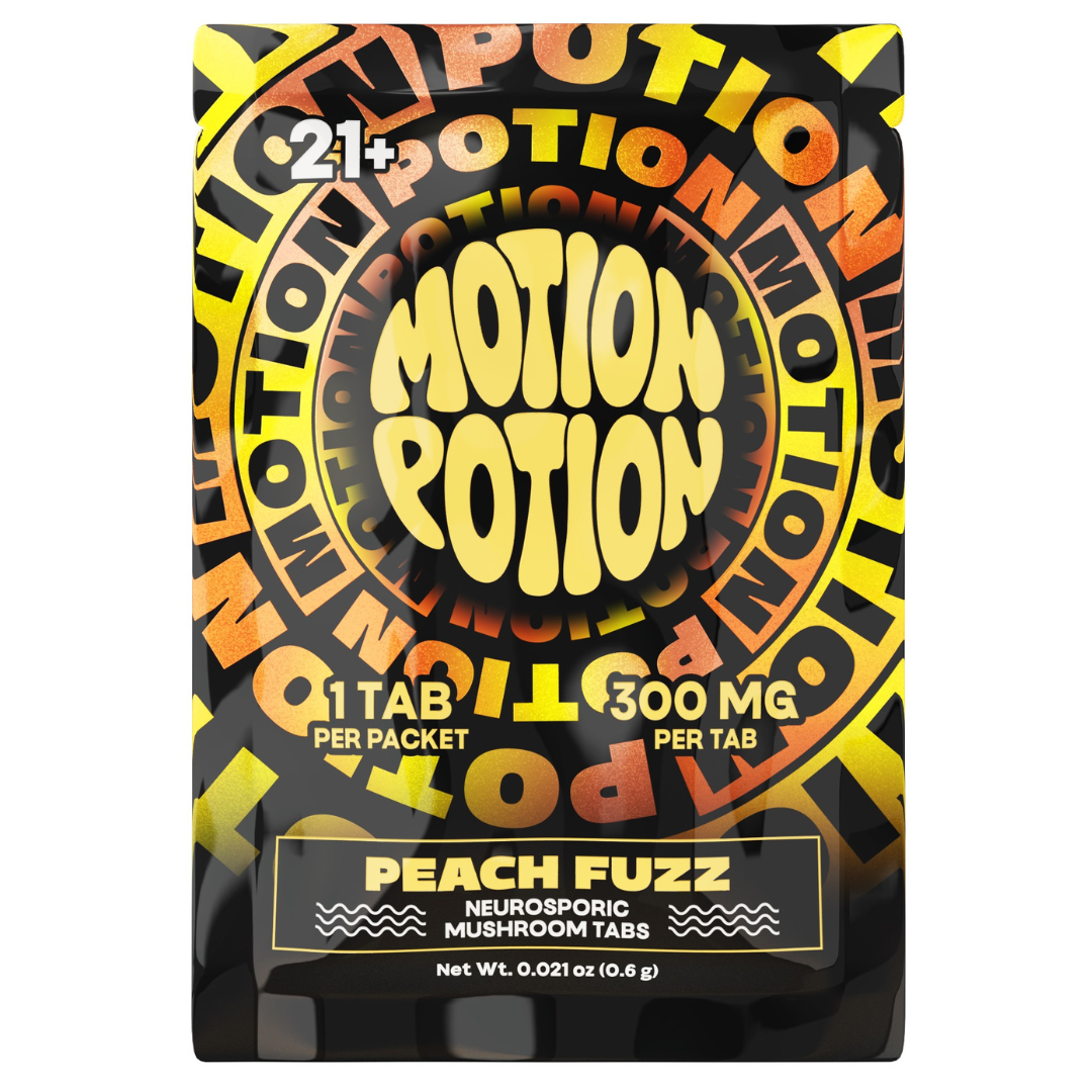 Motion Potion Mushroom Tablets 300MG - 30 Count Display