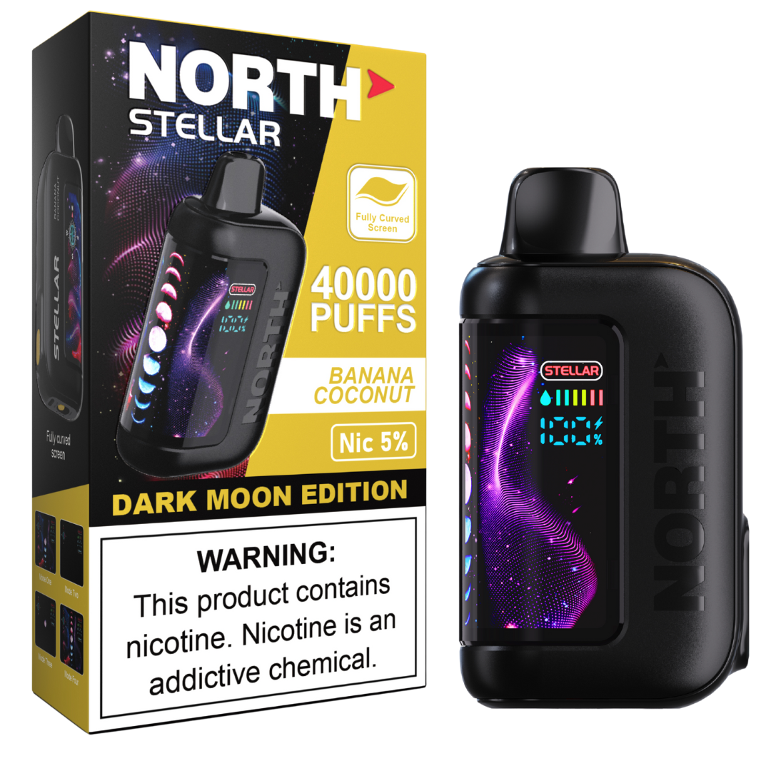 North Stellar Dark Moon Edition Vape 40K Puffs - 5 Count Display