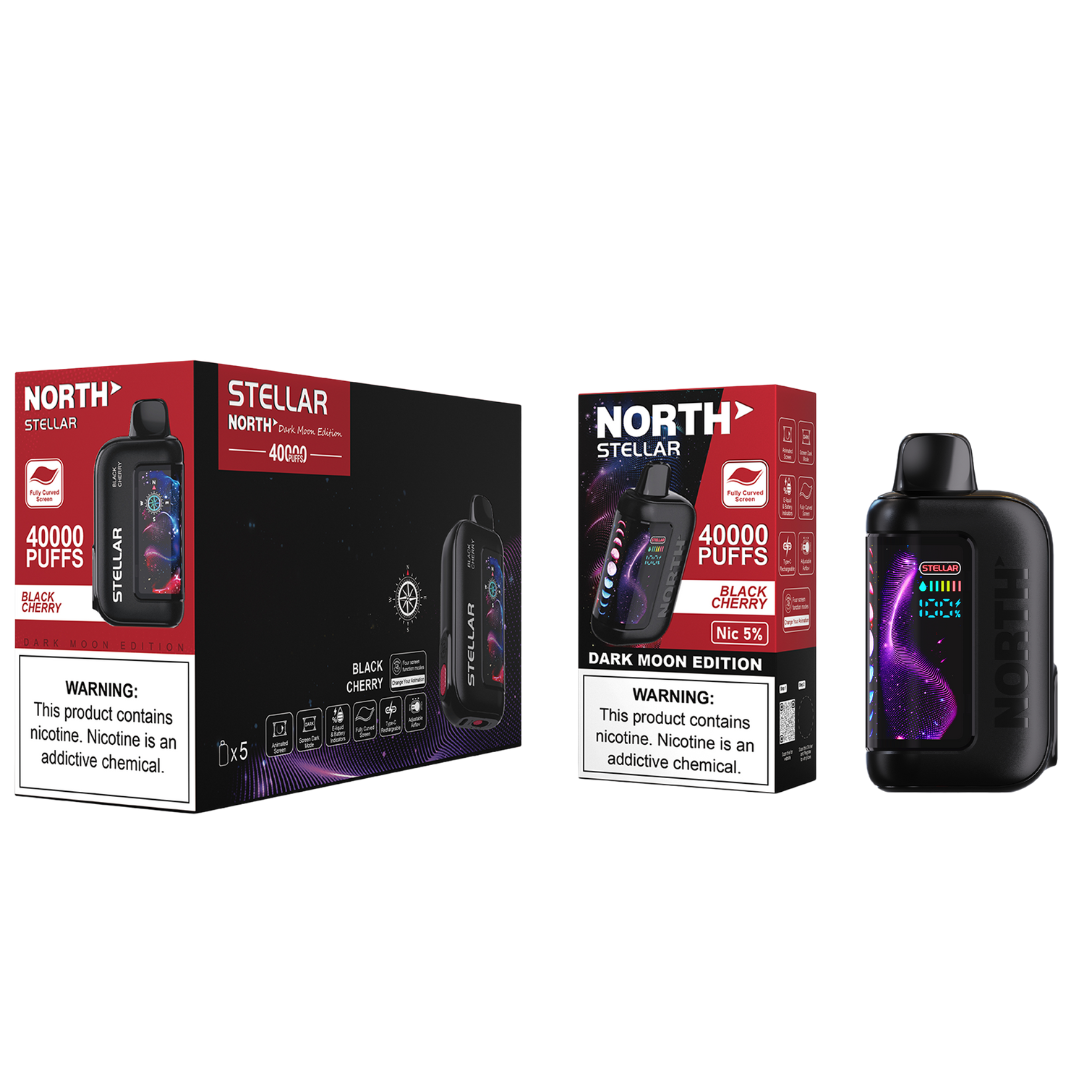 North Stellar Dark Moon Edition Vape 40K Puffs - 5 Count Display