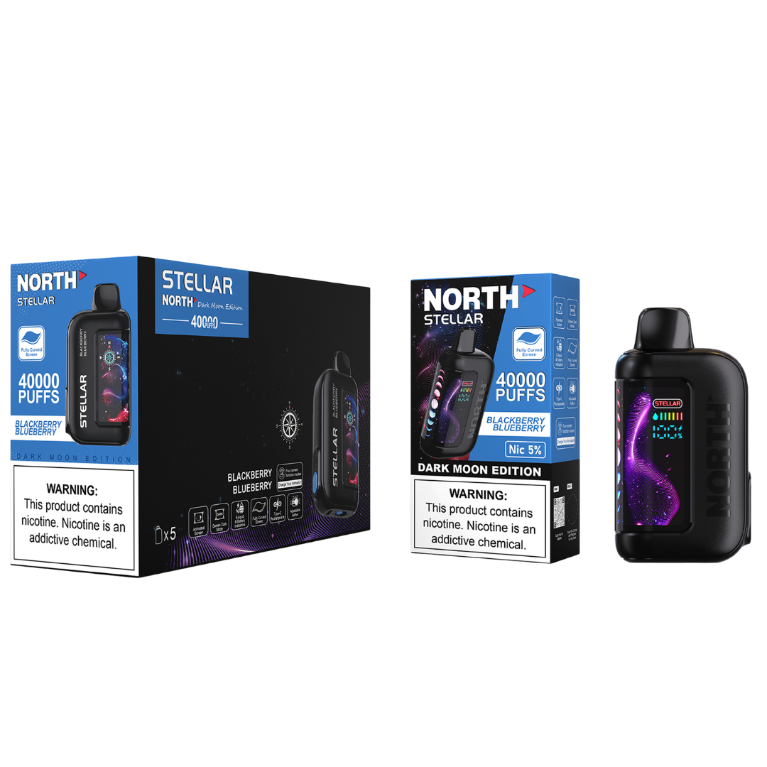North Stellar Dark Moon Edition Vape 40K Puffs - 5 Count Display