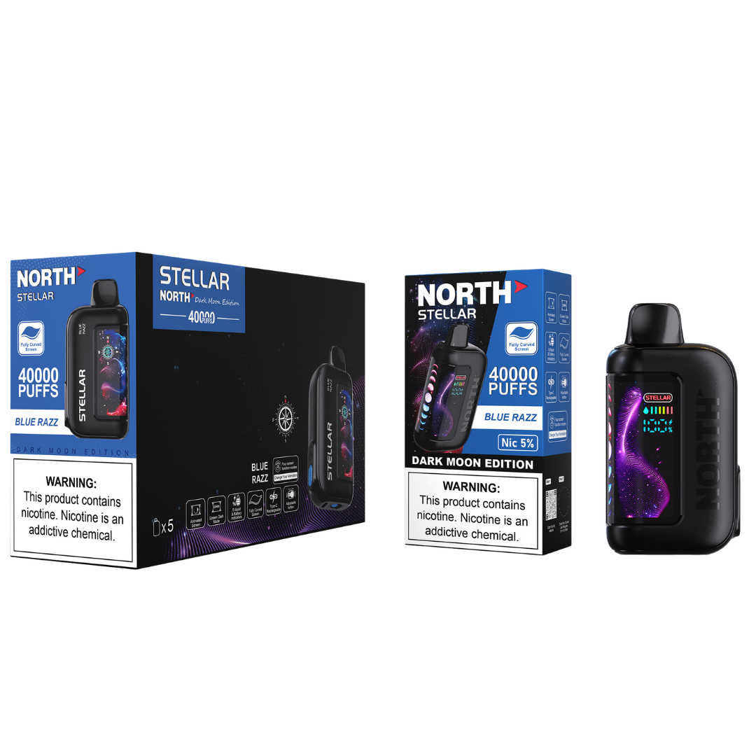 North Stellar Dark Moon Edition Vape 40K Puffs - 5 Count Display