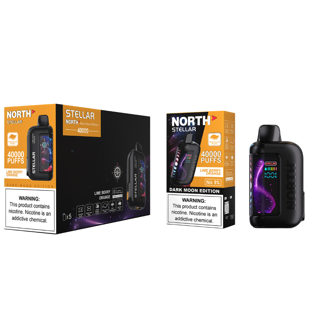 North Stellar Dark Moon Edition Vape 40K Puffs - 5 Count Display